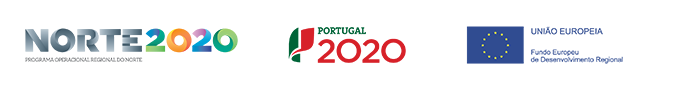 Logotipos Norte 2020, Portugal 2020 e União Europeia